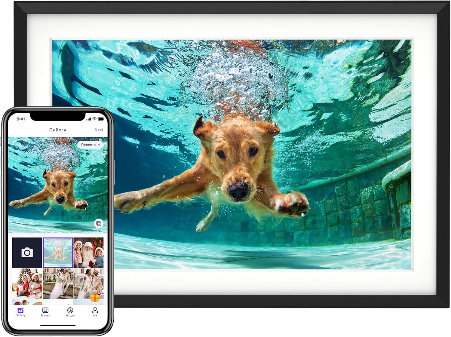 10.1″ Digital Picture Frame with 32GB