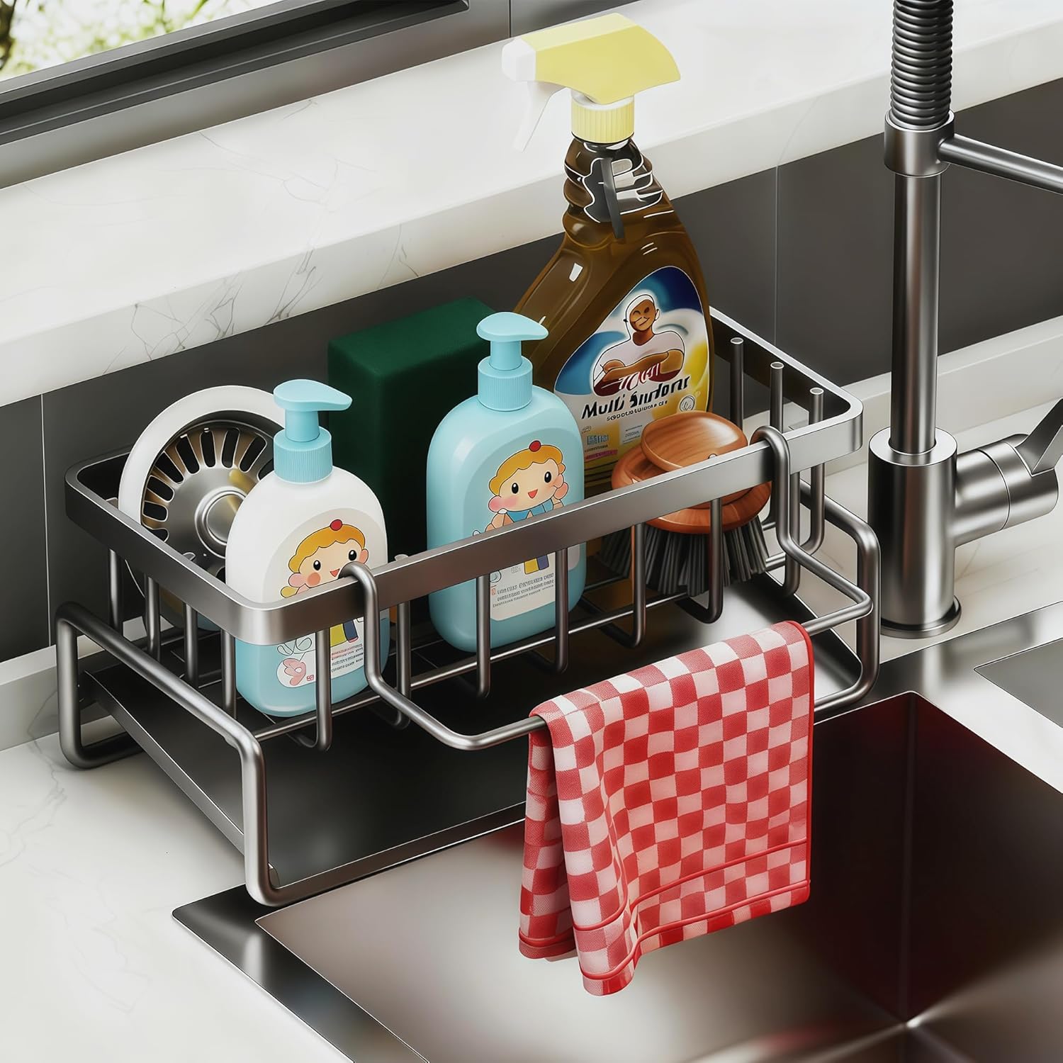 Sponge Holder for Kitchen Sink