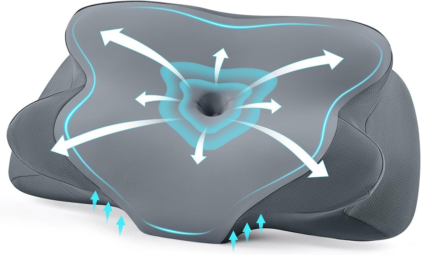 Cervical Pillow Memory Foam Neck Support Cooling Case