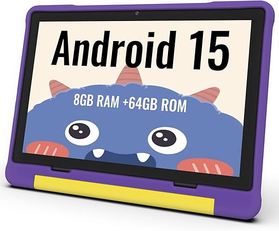 10.1 Inch Kids Tablet with Android 15