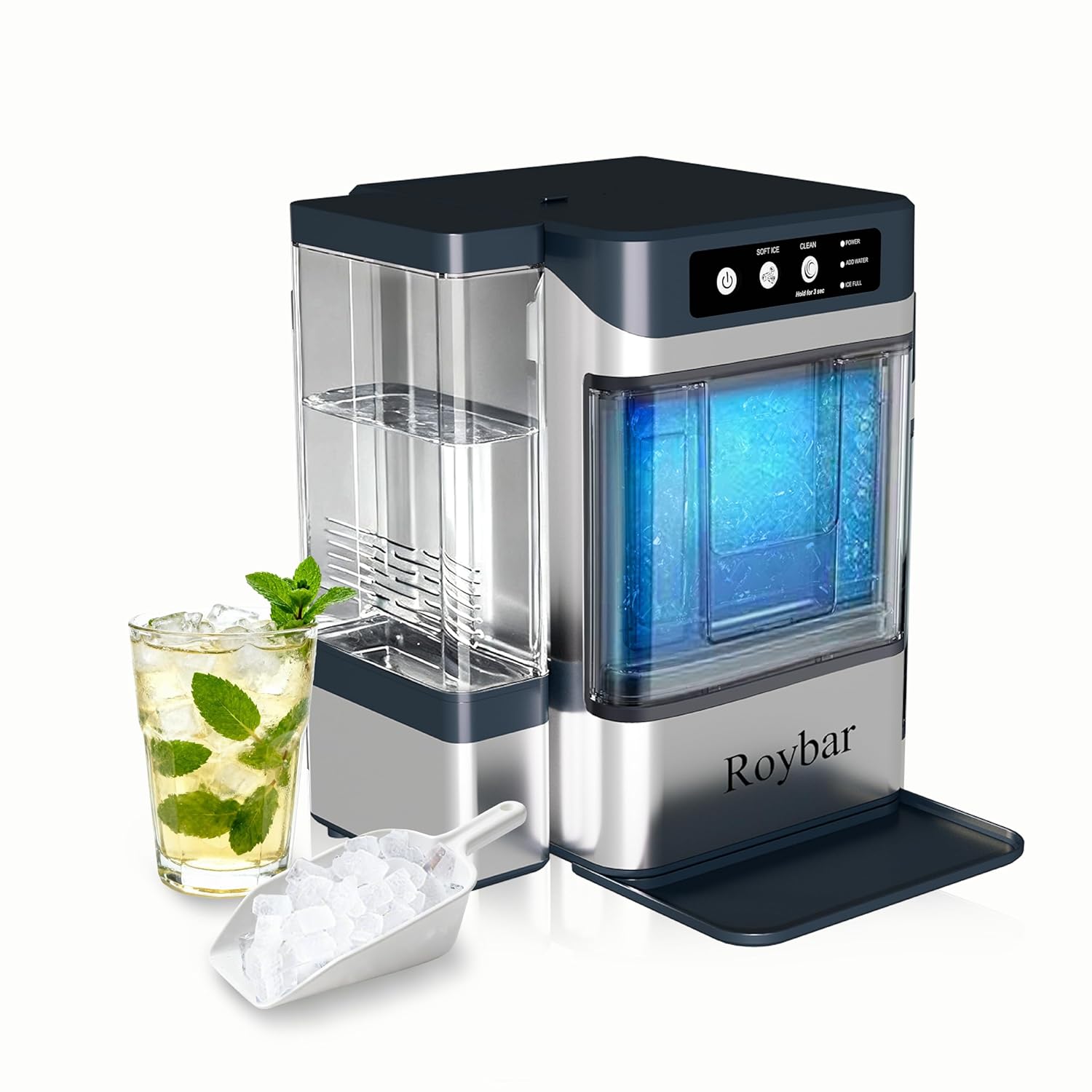 Countertop Ice Maker with Self-Cleaning