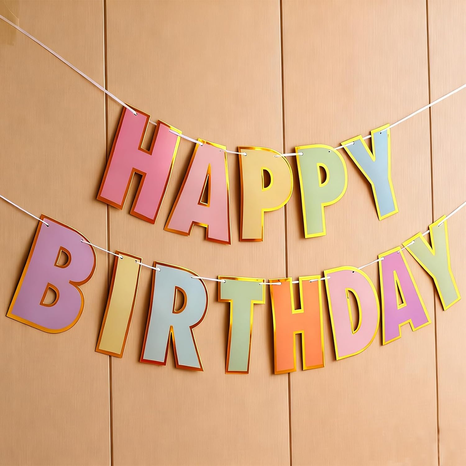 Reusable Happy Birthday Banner