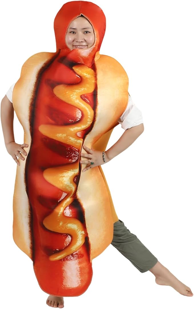 Hot Dog Adult Halloween Costume – Carnival & Cosplay