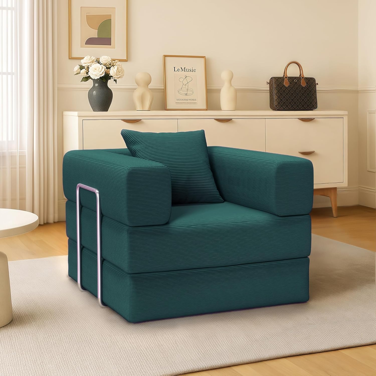 Folding Sofa Bed – 2-in-1 Convertible Sofa to Lounger