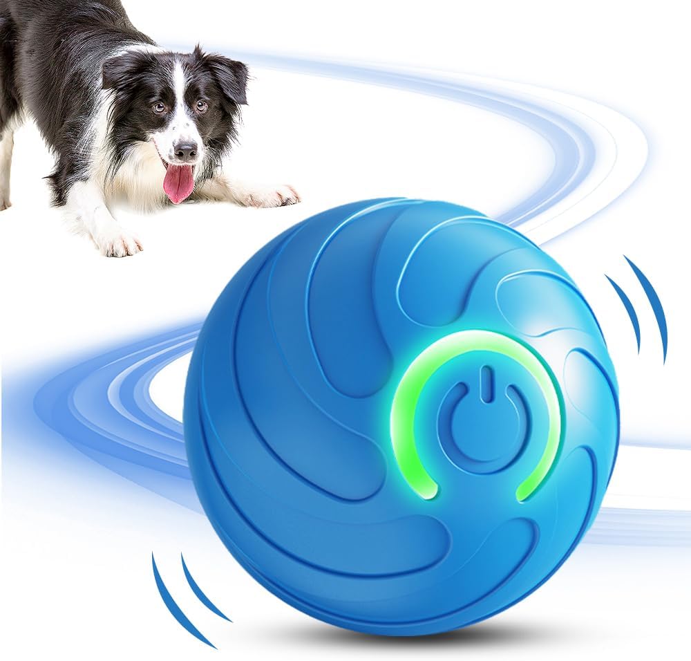 2025 Upgraded Interactive Dog Ball – Automatic Rolling, Bouncing & Vibrating