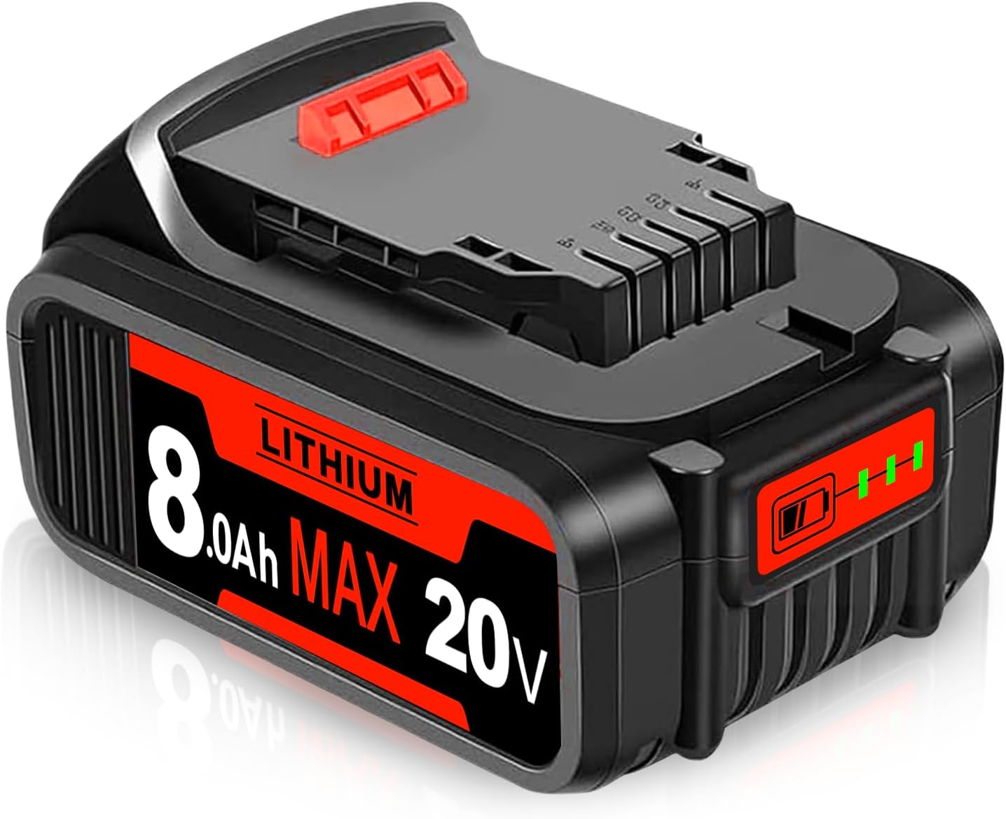 Replacement for Dewalt 20V Max Battery 8.0Ah