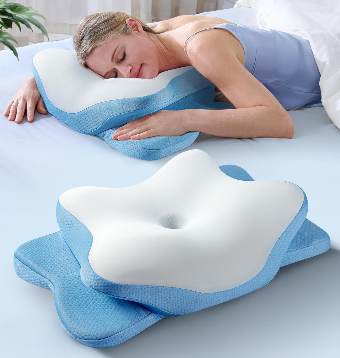 Memory Foam Contour Neck Pillow