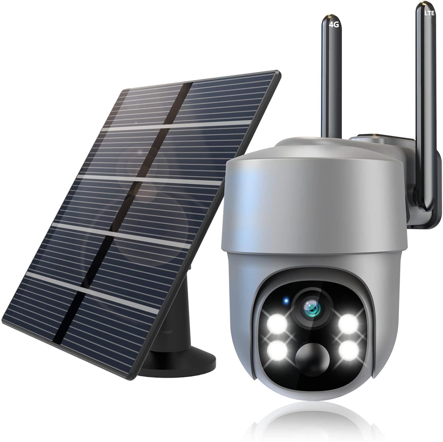4G LTE Solar Security Camera – Wireless 360° Outdoor PTZ Camera