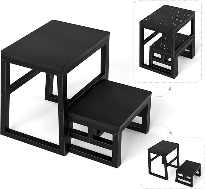3-in-1 Convertible Step Stool – Heavy Duty