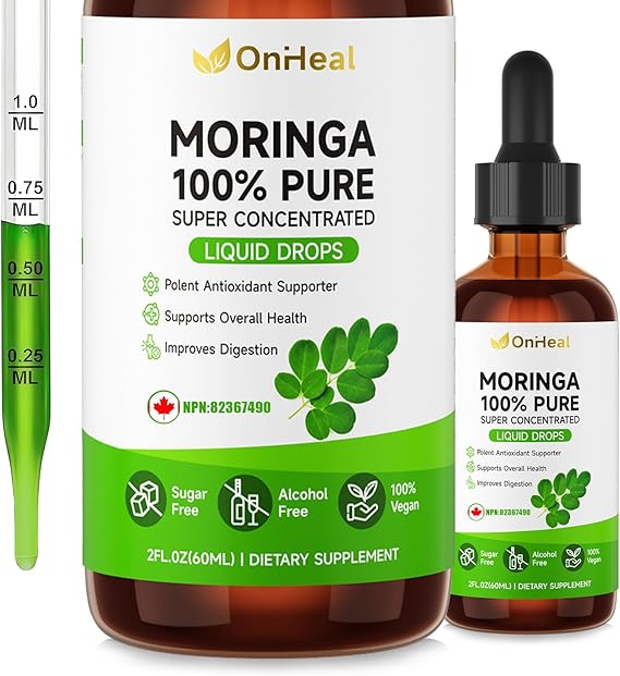 Pure Moringa Drops with Turmeric & Black Pepper