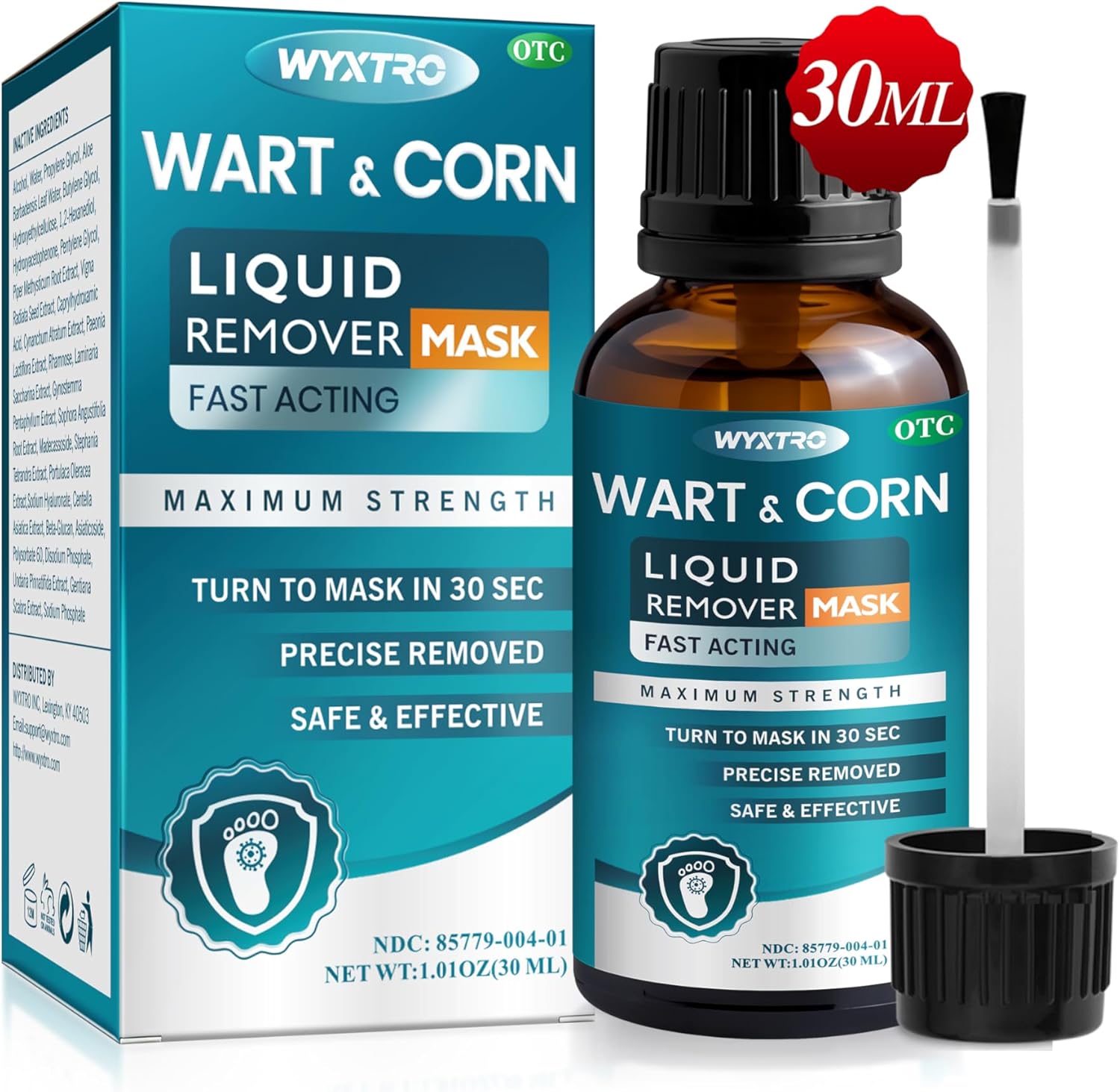 Fast-Acting Wart Remover Liquid – 17% Salicylic Acid