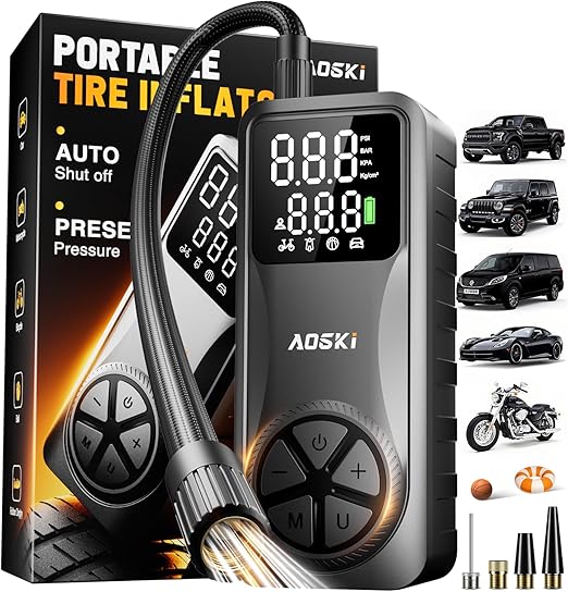 Tire Inflator Portable Air Compressor