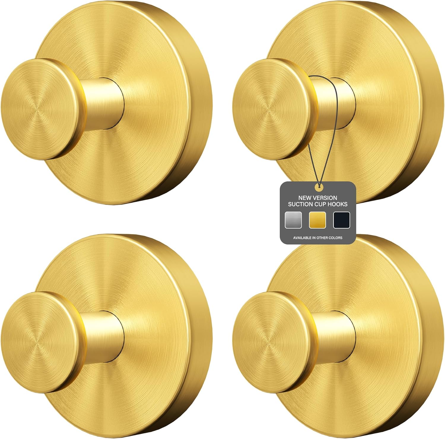 Heavy Duty Shower Suction Hooks – No Drill