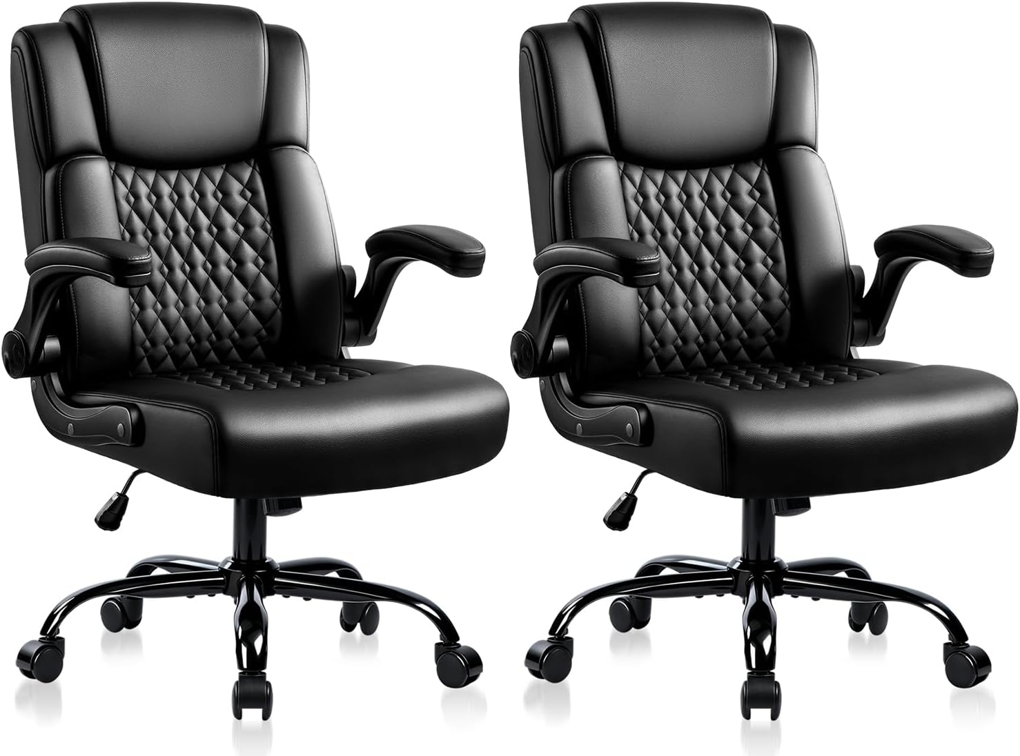 OFIKA Leather Office Desk Chair 2 Pack