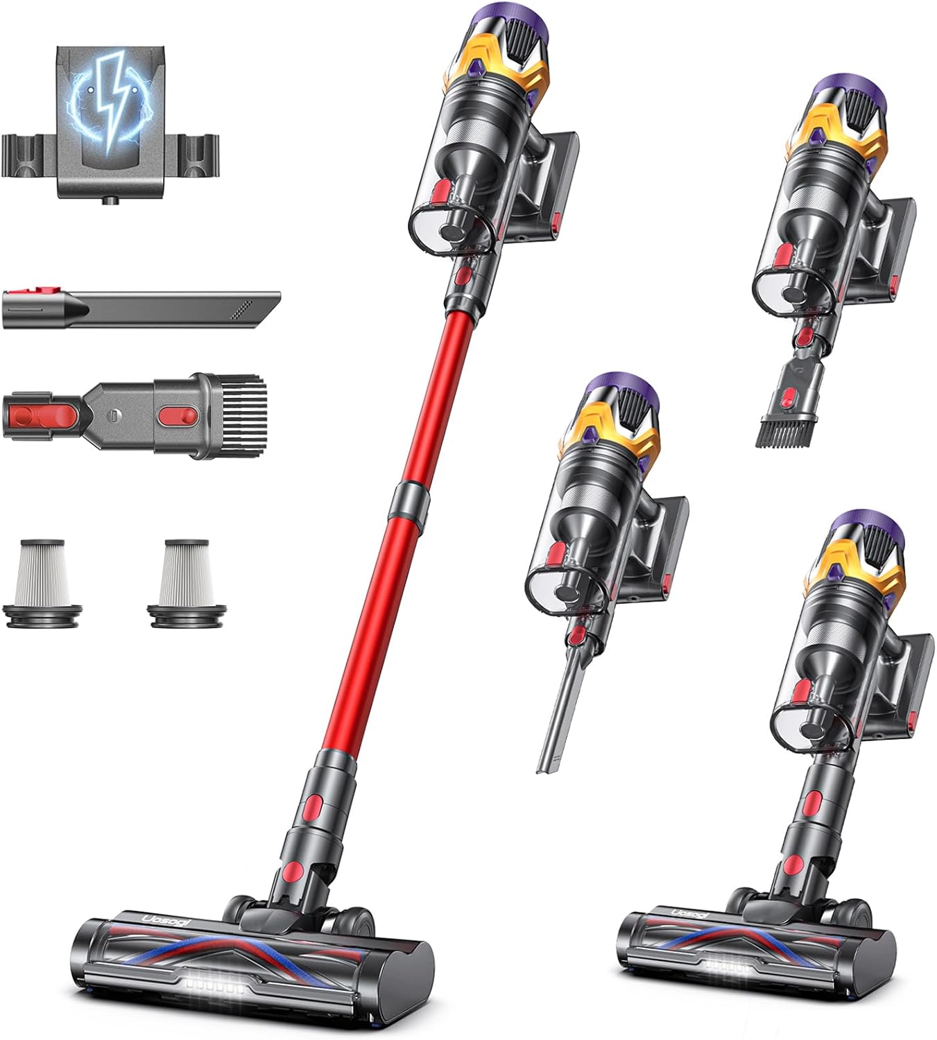 55KPa Cordless Vacuum with Hurricane Mode