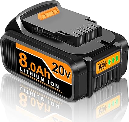 Replacement for Dewalt 20V Battery 8.0Ah