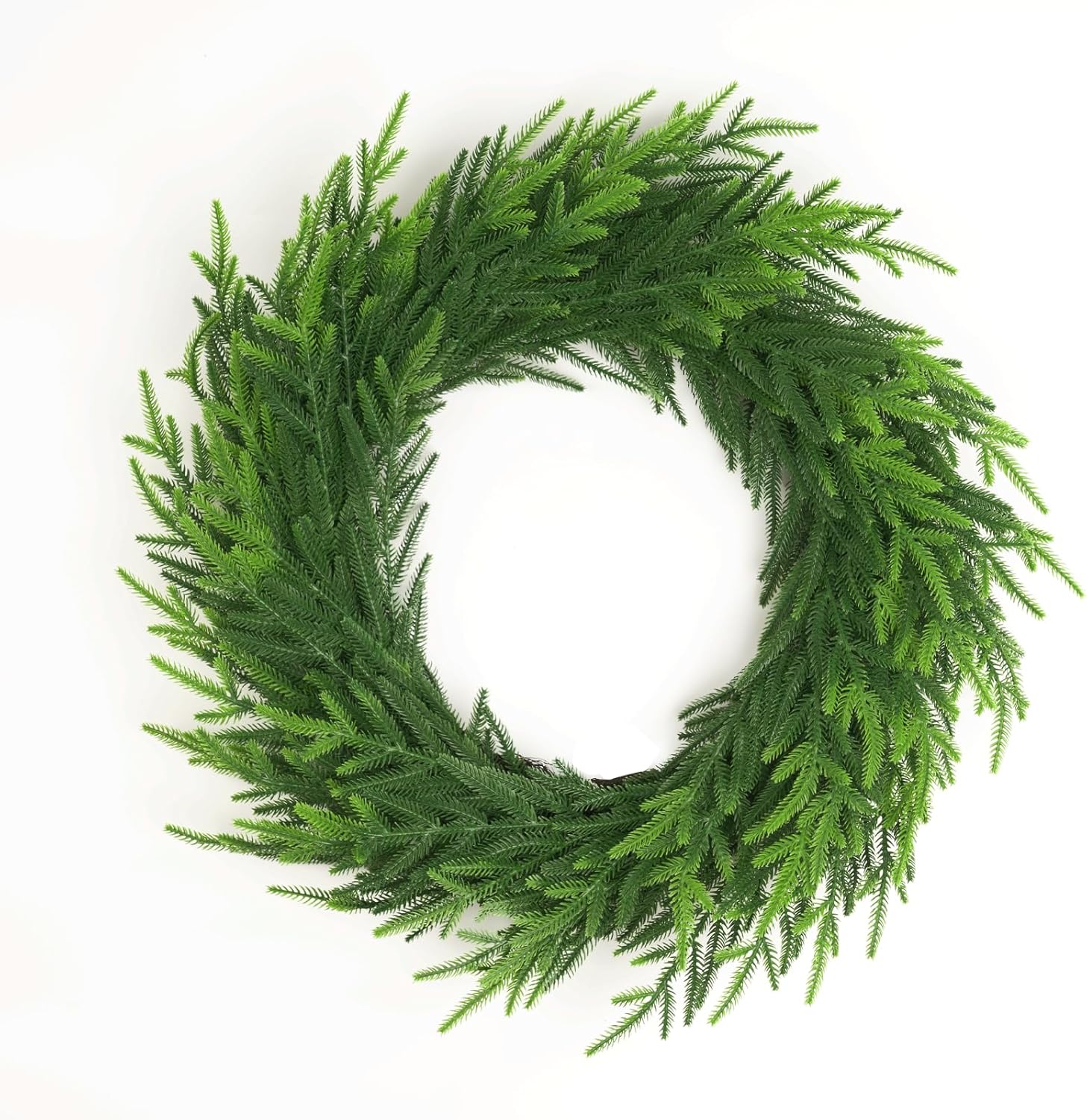 24 Inch Realistic Christmas Wreath for Front Door