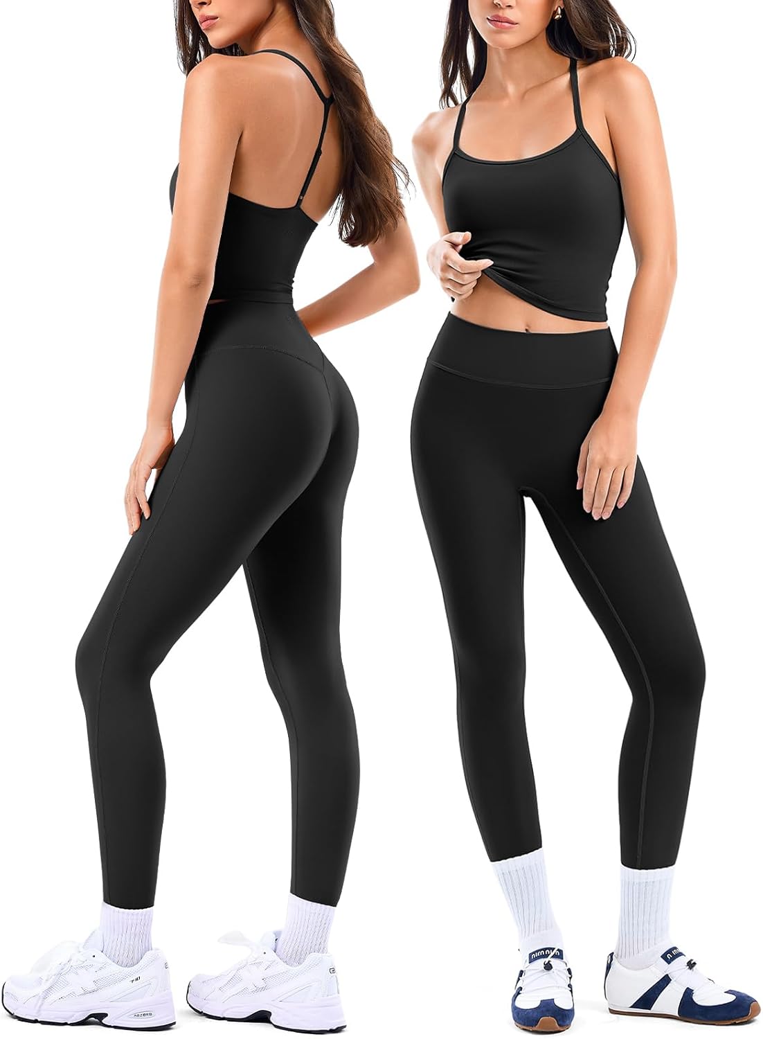 Matching Workout Sets for Women – Seamless Leggings & Sports Bra