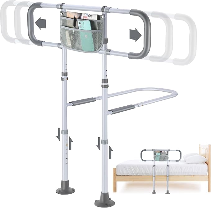 Bed Safety Rail for Seniors – Adjustable & Sturdy