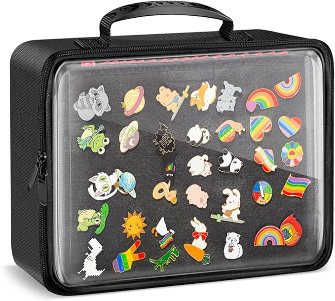 Enamel Pin Display Book – 18 Page Collector Casec