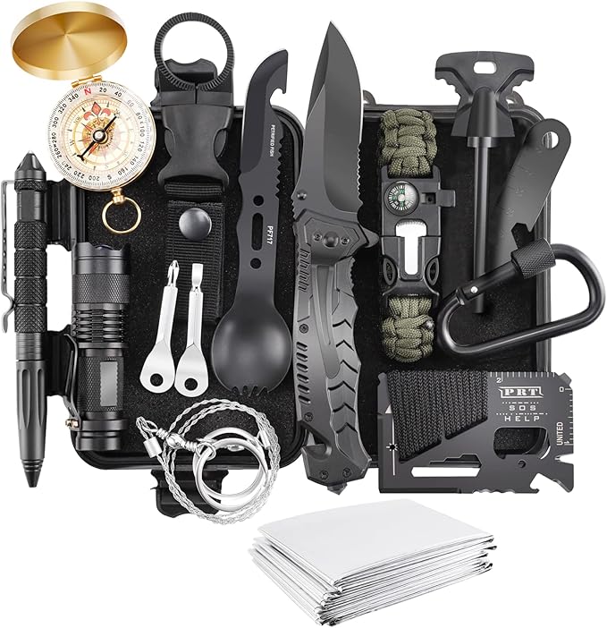 17-in-1 Survival Kit – Emergency Gear & Tools
