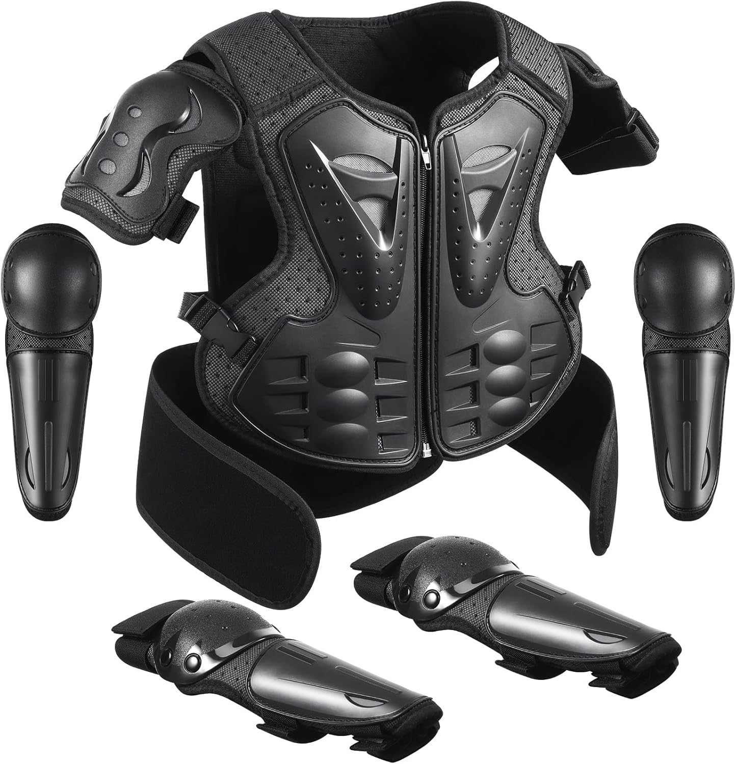Kids Motorcycle Armor Jacket – Adjustable Youth Dirt Bike Gear