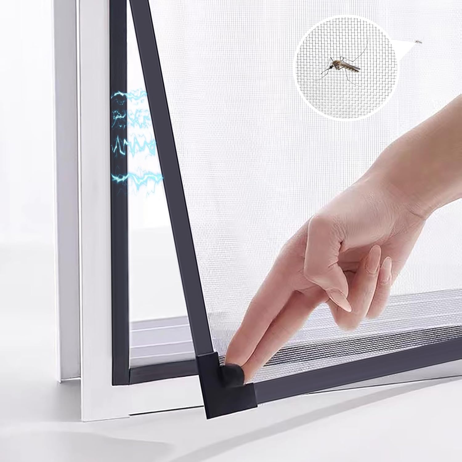 Magnetic Window Screen – DIY Adjustable Anti Mosquito Mesh