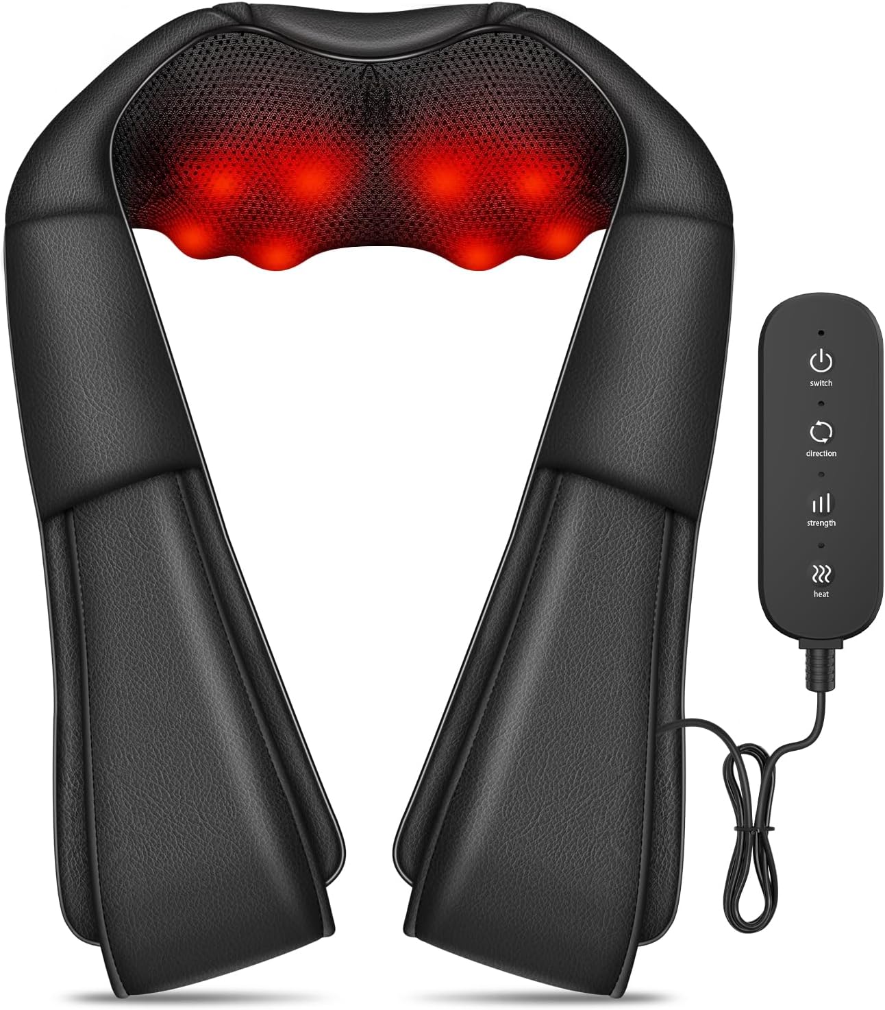 Neck and Back Massager with Heat