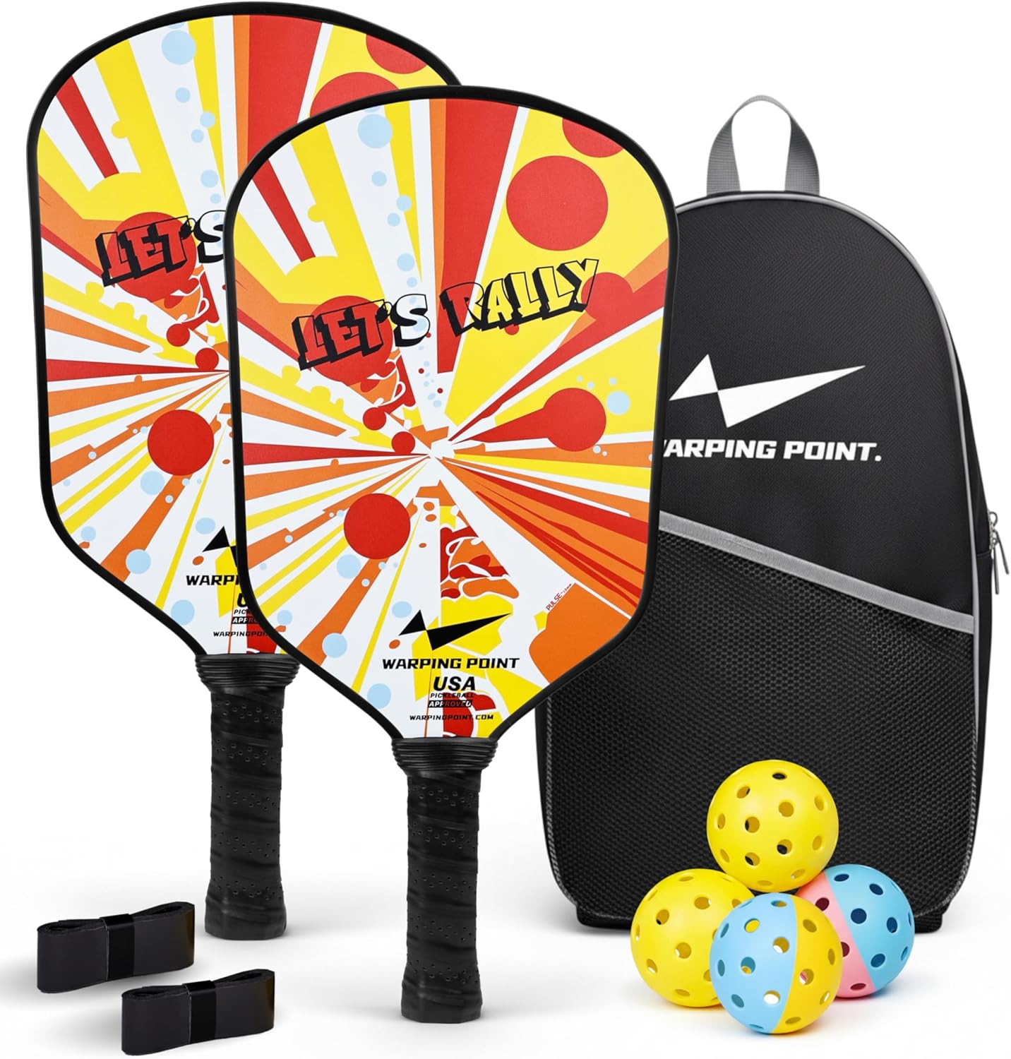 Warping Point Pickleball Paddles Set of 2