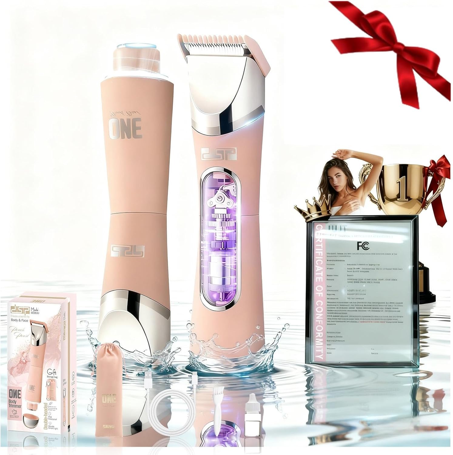 5-in-1 Bikini Trimmer for Women – Painless Hair Removal