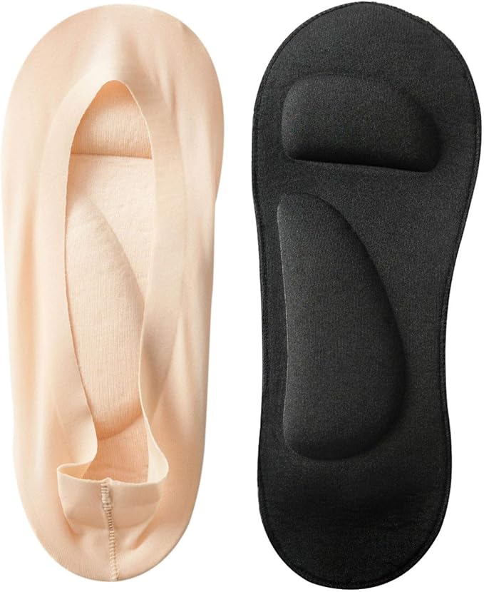 Jarseen 3D Padded No-Show Liner Socks