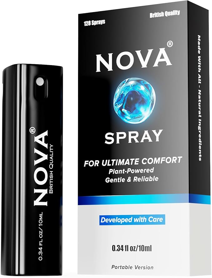 Nova Men’s Hydrating Body & Skin Spray – Aloe Vera & Glycerin Formula, 10ml