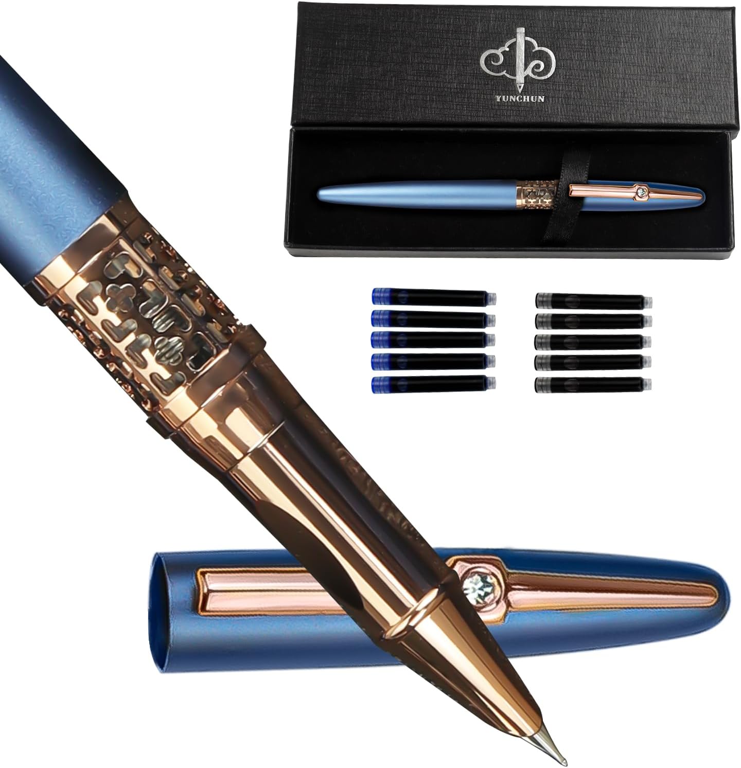 Refillable Fountain Pen Set