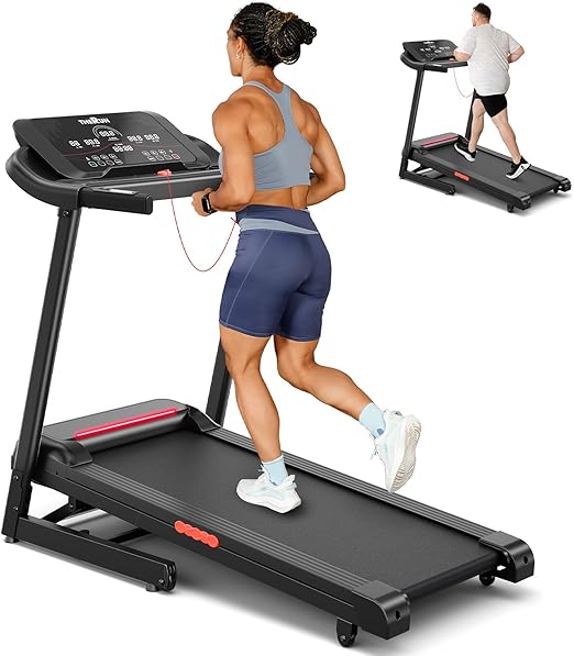 THERUN Home Treadmill with Incline
