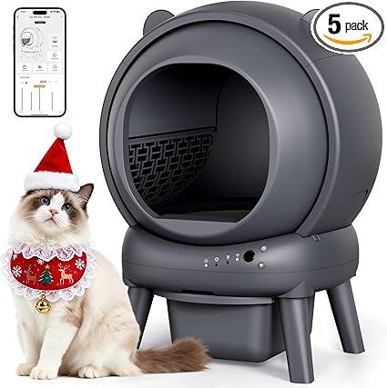 Automatic Litter Box for Multiple Cats
