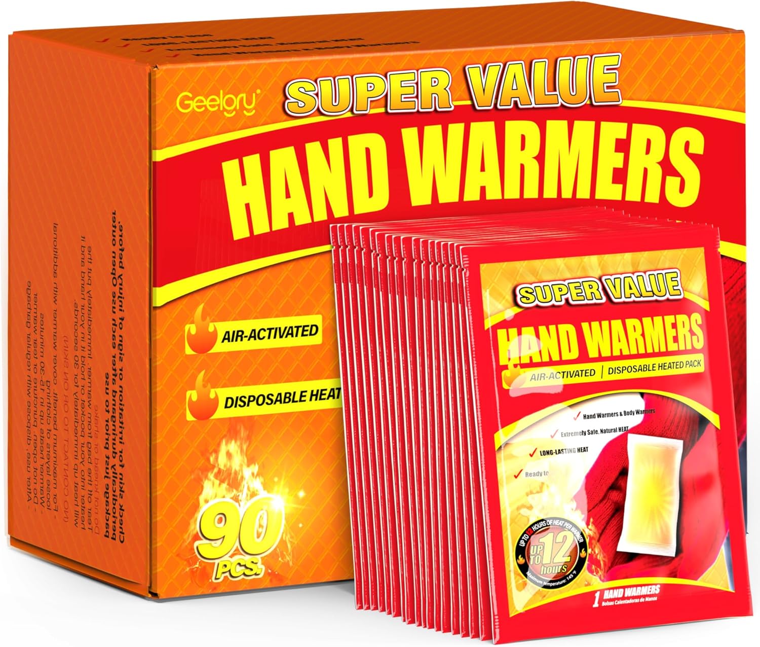 Disposable Hand Warmers – Up to 12 Hours Heat