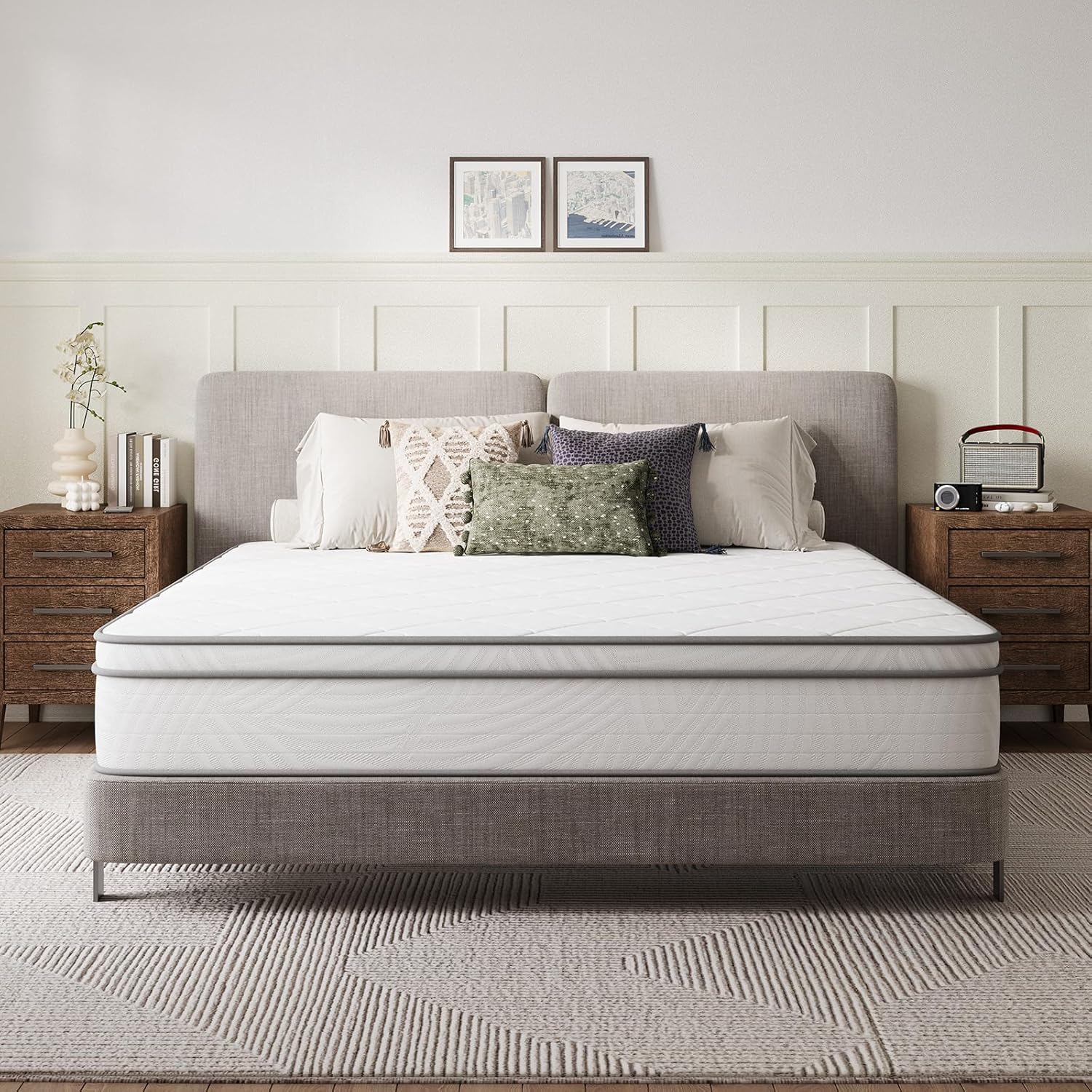 Novilla 12 Inch King Size Hybrid Mattress