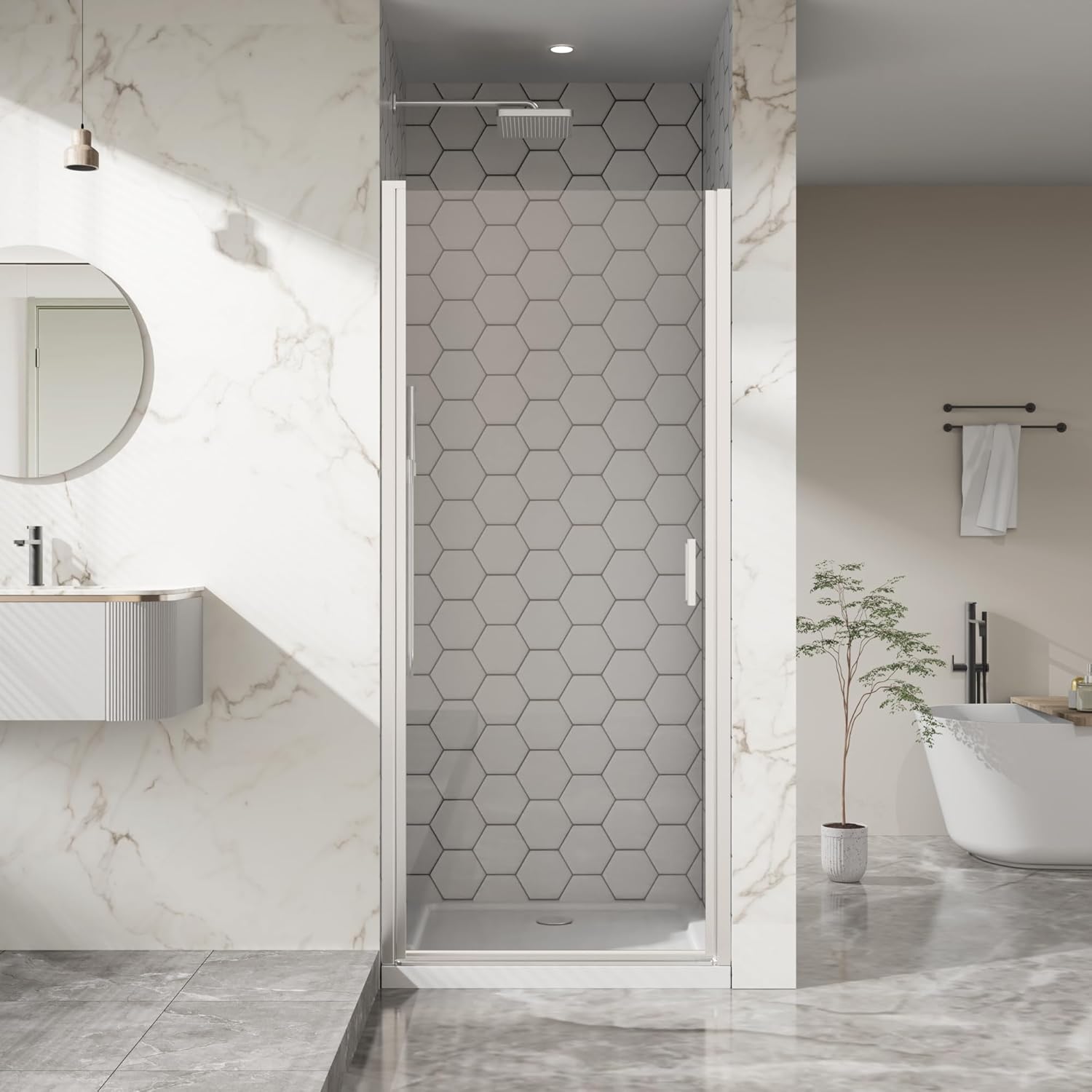 32″ x 72″ Pivot Shower Door