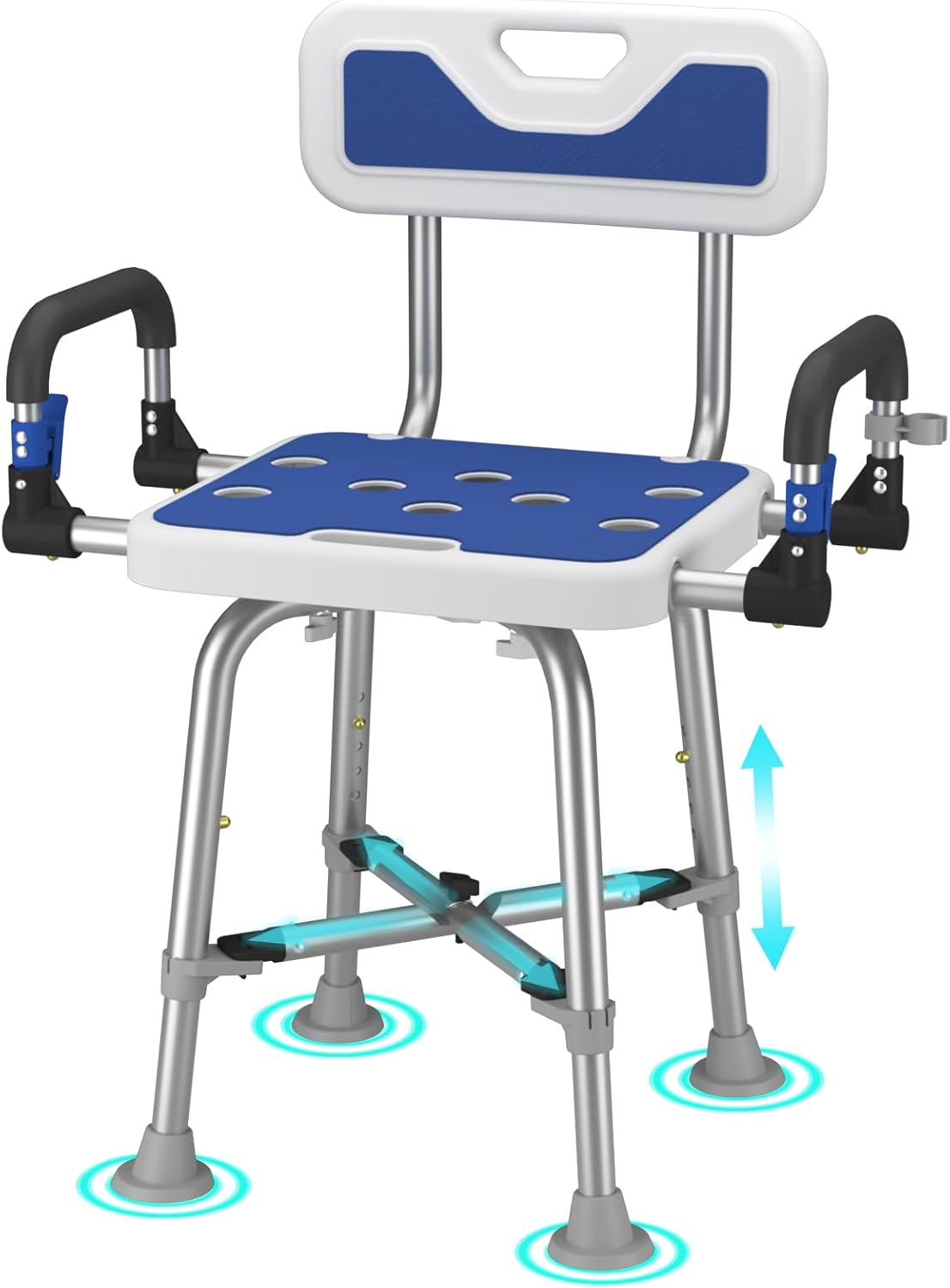 Heavy Duty Shower Chair – 500 lb Capacity