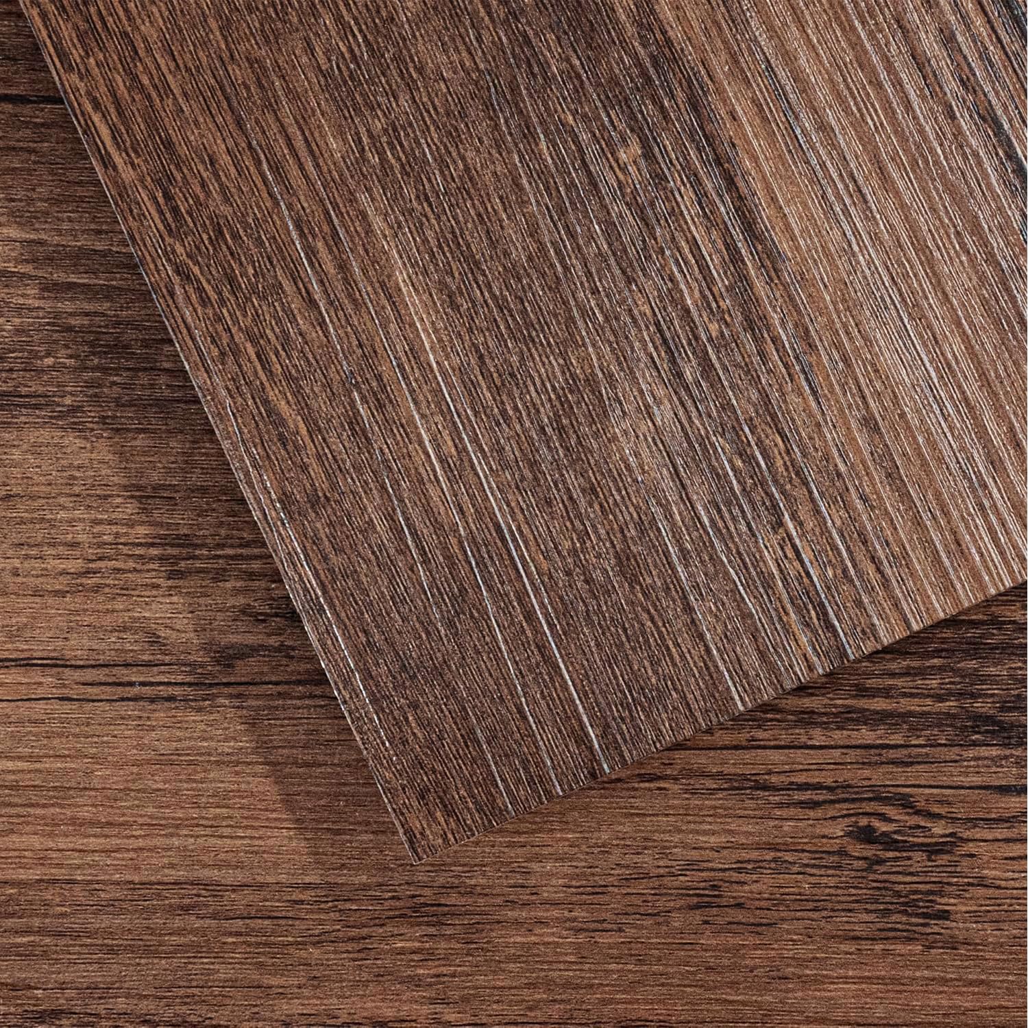 Peel and Stick Vinyl Flooring 36 Pack (54 Sq.Ft)