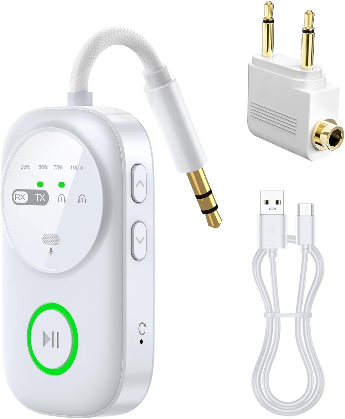 Bluetooth 5.4 Transmitter & Receiver – 2-in-1