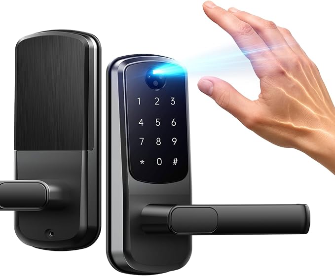 Palm Vein Smart Lock – Keyless Entry with Camera & IP65