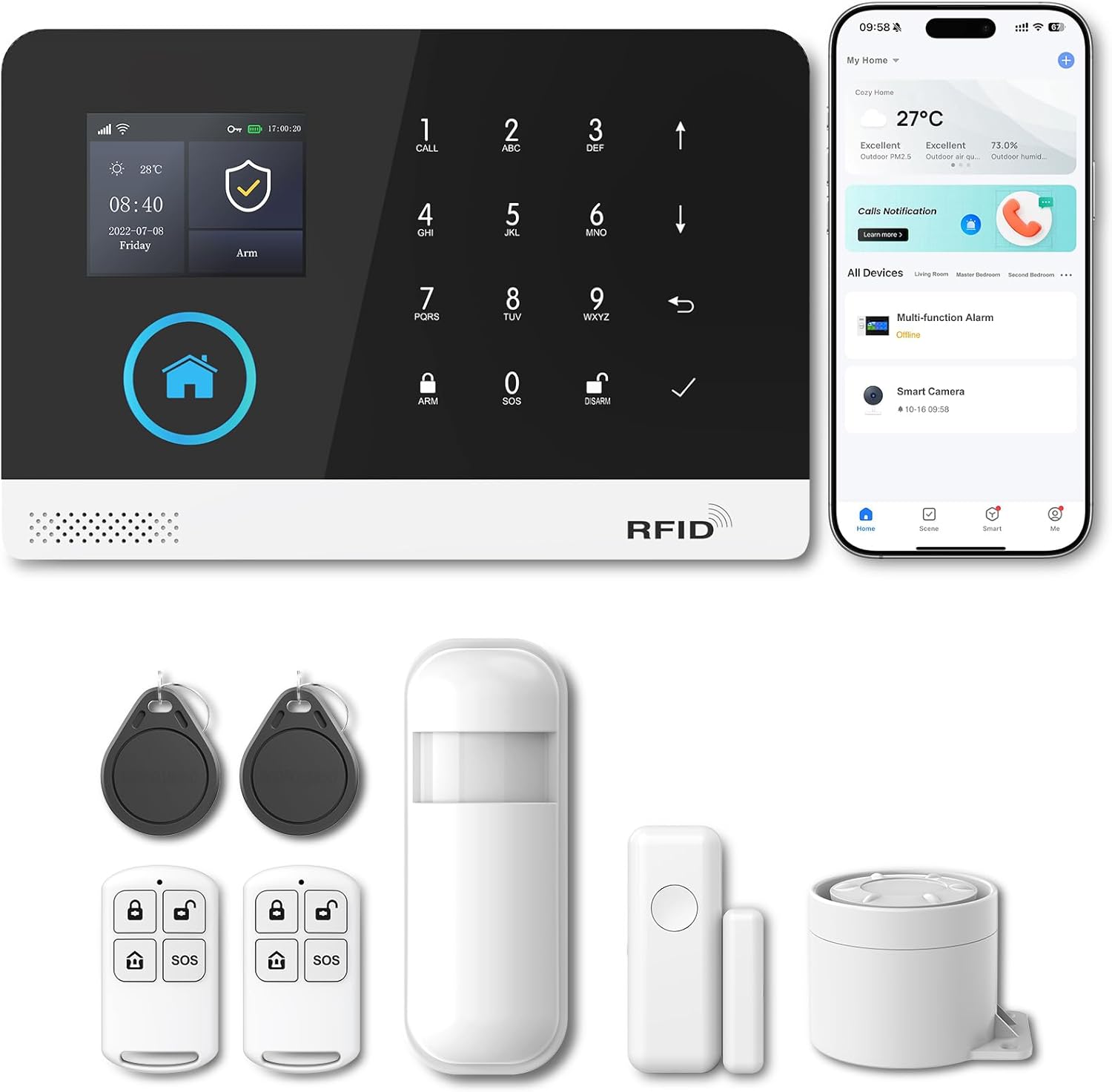 PGST Home Security Alarm System