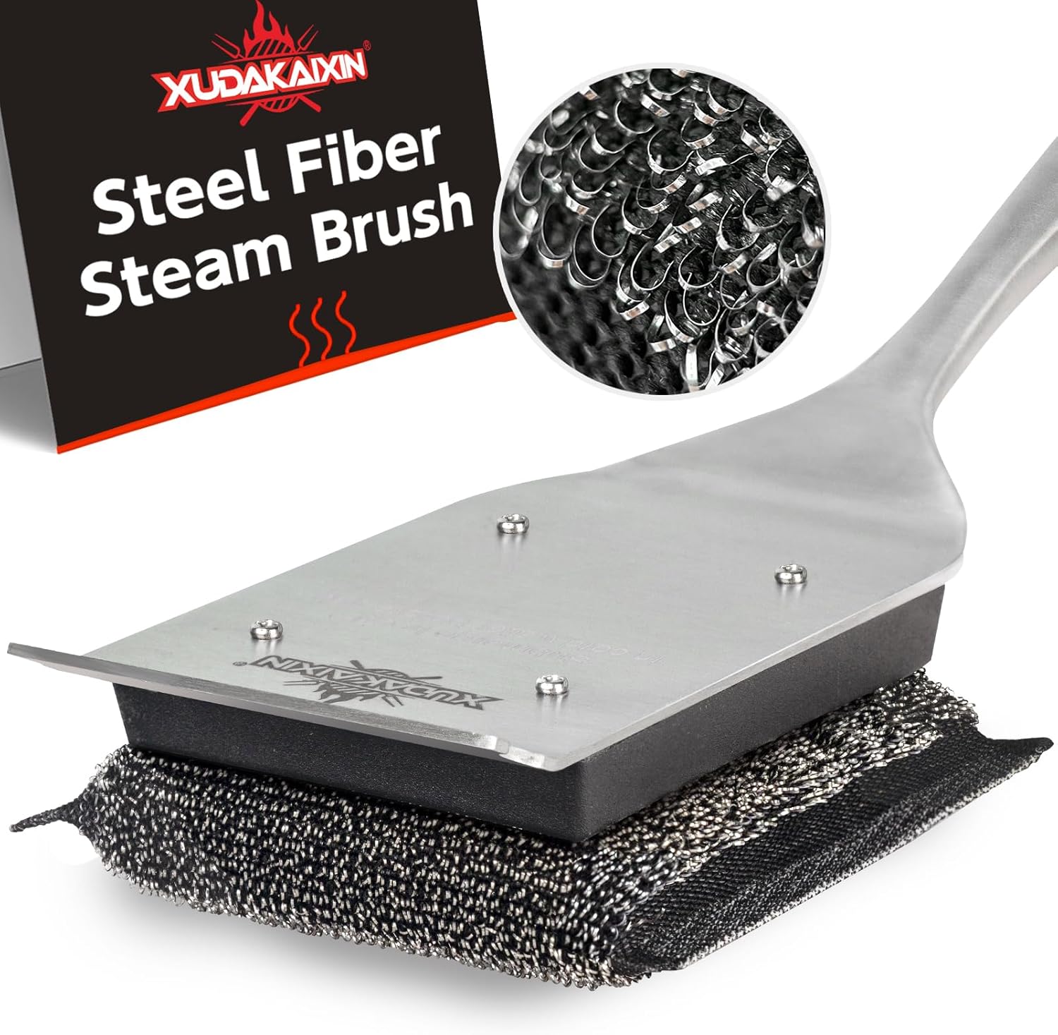 XUDKAKAIXIN Bristle-Free Grill Brush
