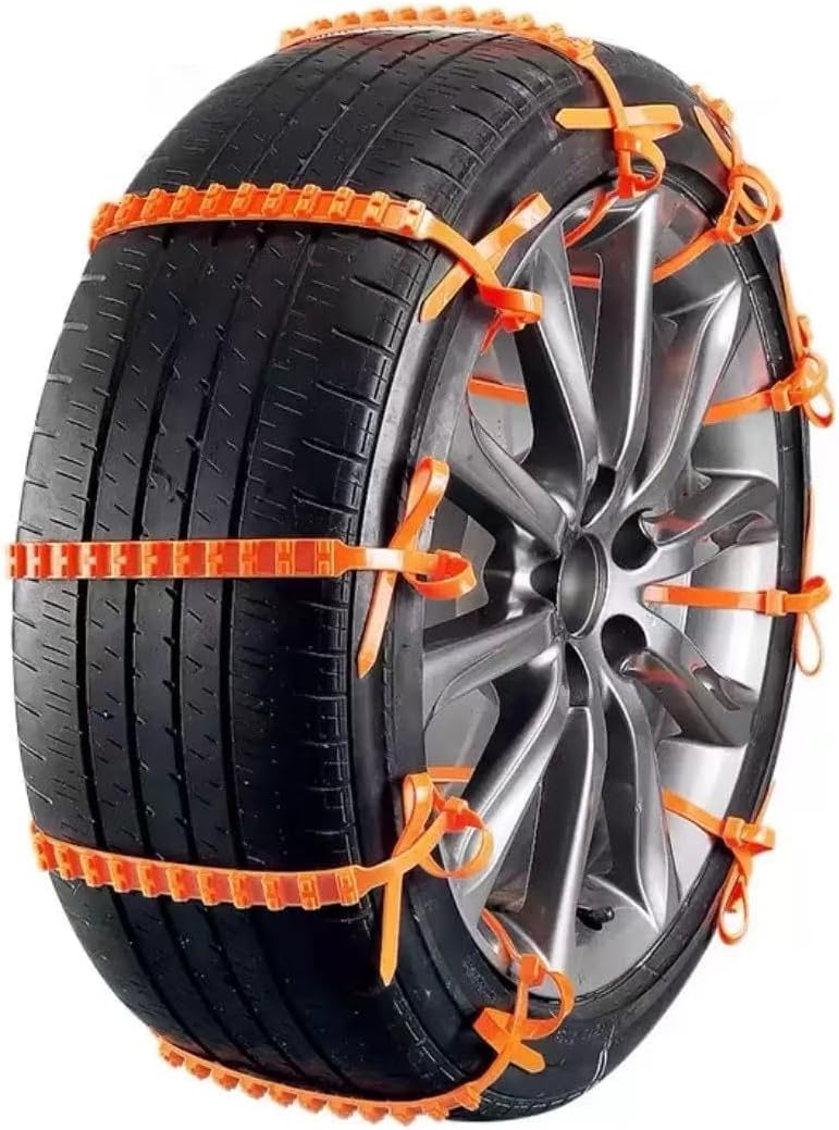 Auto-Tightening Snow Chains for Car & SUV – 2 Pack