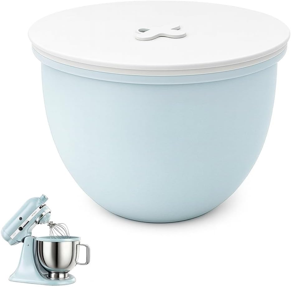 Silicone Bowl Liner for KitchenAid 5 Qt Mixer – MIST BLUE