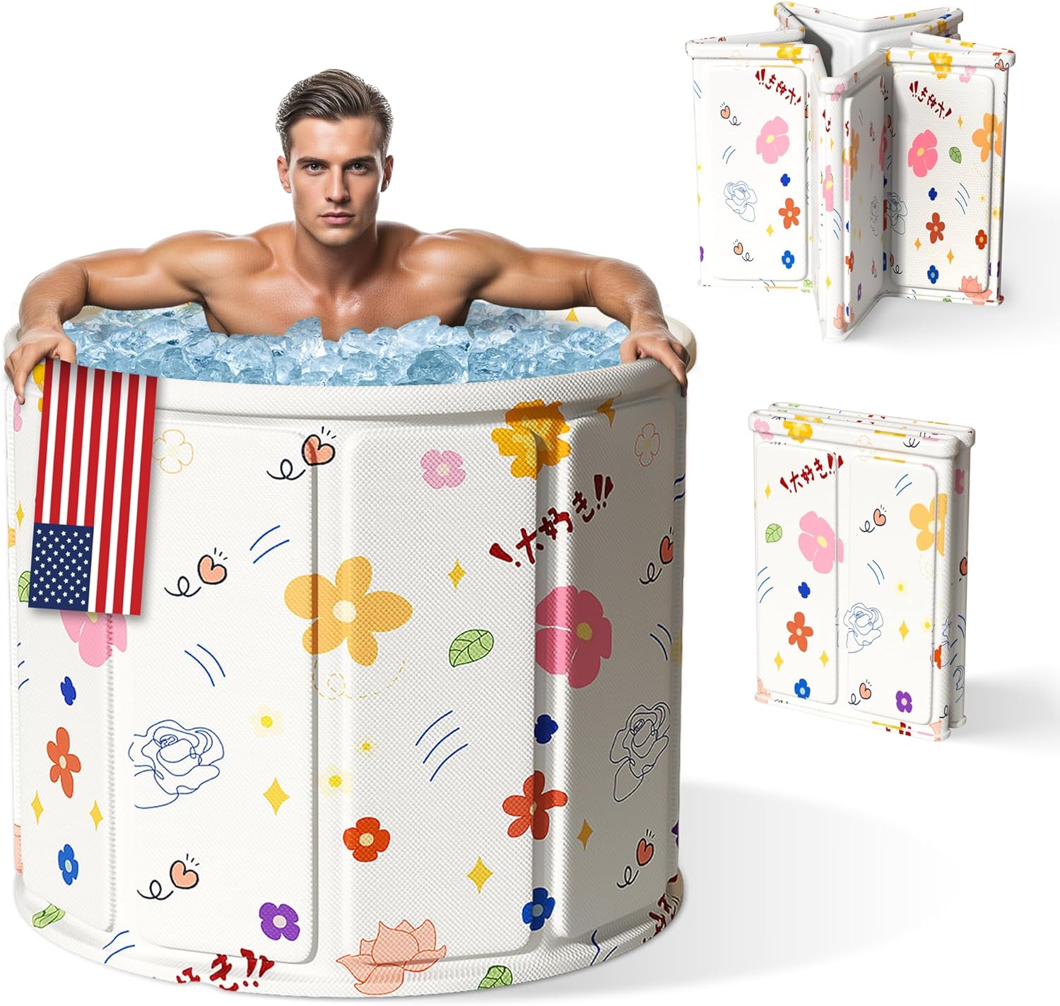 Foldable Portable Bathtub for Adults – 105 Gallon