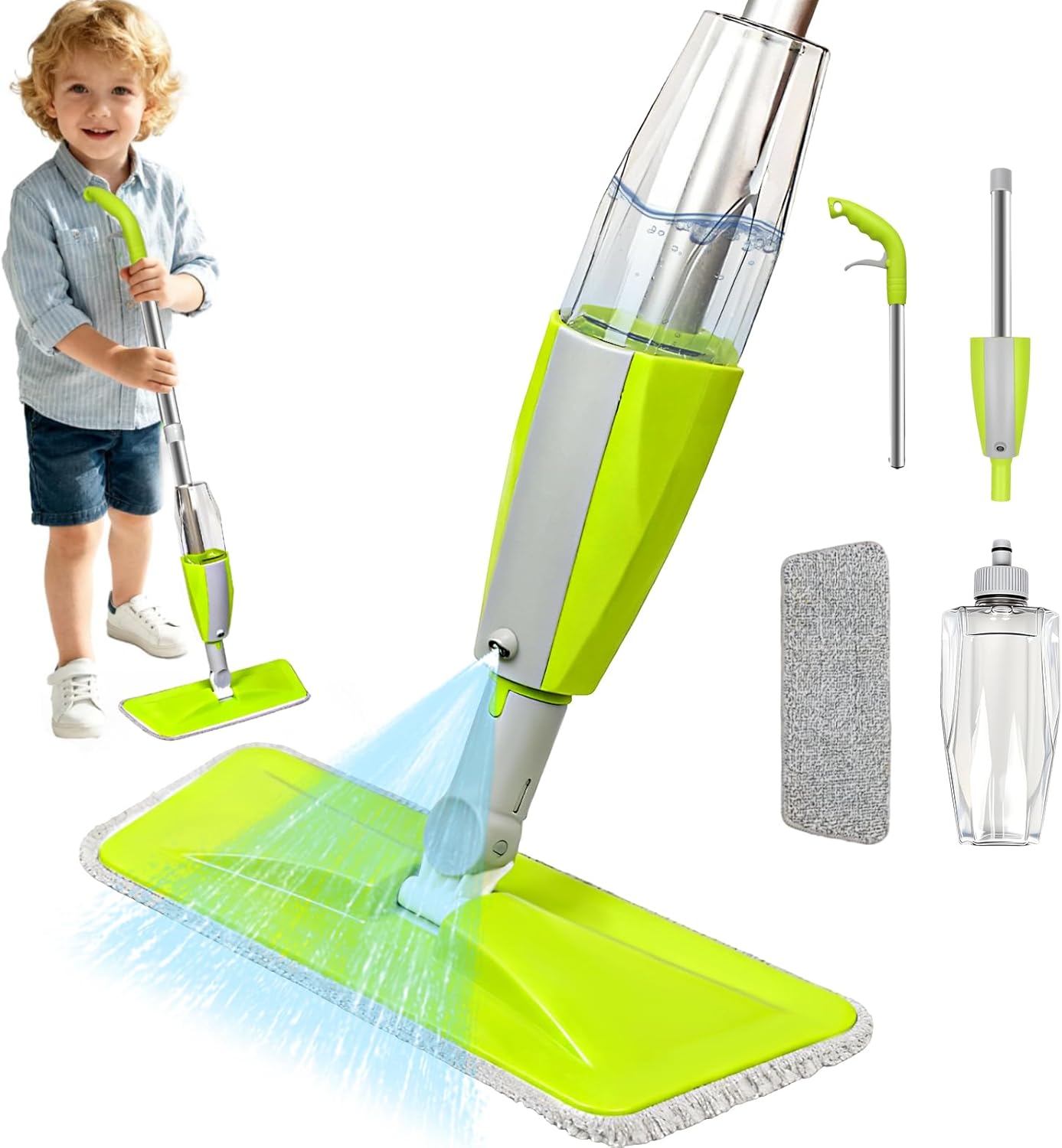 Kids Mop Set – Real Working Spray Mop for Toddlers