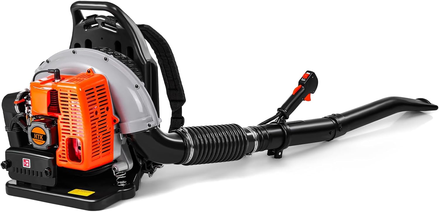 HTK 63CC Gas Powered Backpack Leaf Blower