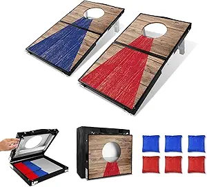 Portable Cornhole Board Set – Aluminum, Foldable Design